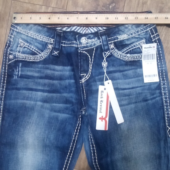 Rock Revival Women's 26 Easy Boot Elaina Embellished Embroidered NWT 148 USD - Picture 11 of 14